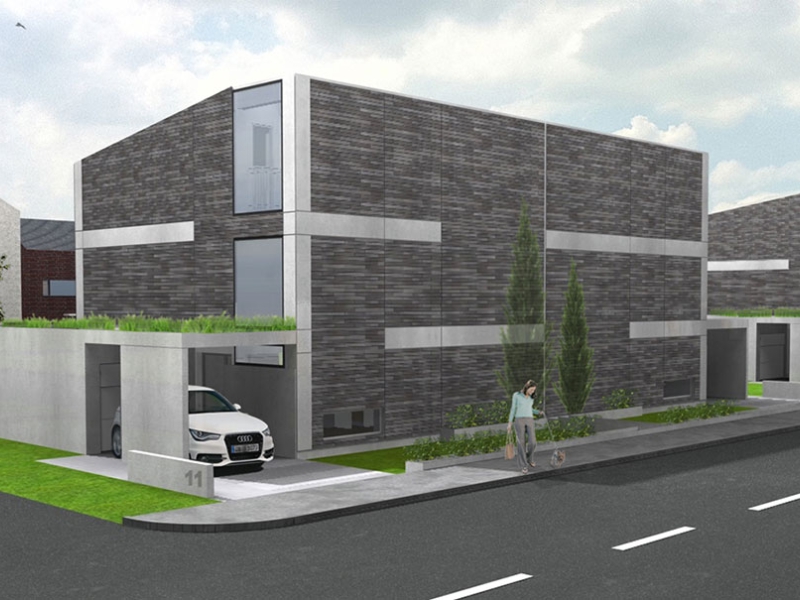 Entwicklung eines Doppelhauses in Heiligenhaus