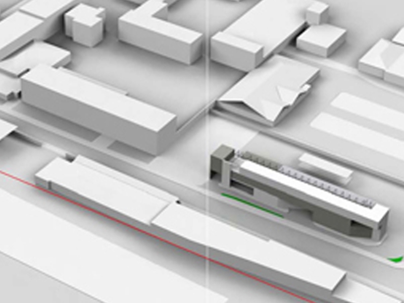 Entwicklung einer Waschstrasse mit Bürohaus in Bonn